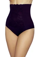 Majtki damskie - Eldar Violana Majtki Wysokie Czarne S - miniaturka - grafika 1