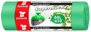 Kuchcik 2821 Worki Na Śmieci Mocne 60L x 10SZT - Worki na śmieci - miniaturka - grafika 1