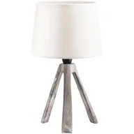Lampy stojące - Lampka stojąca Ilumi 18 x 18 x 31 cm szara DOMOTTI - miniaturka - grafika 1