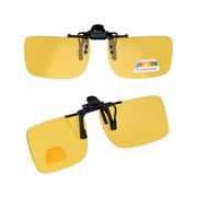 Akcesoria do okularów - Nakładki polaryzacyjne na okulary korekcyjne - żółte rozjaśniające + ETUI - NA-145 - miniaturka - grafika 1