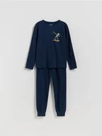 Skarpetki dla dzieci - Reserved - Bawełniana piżama - granatowy - miniaturka - grafika 1