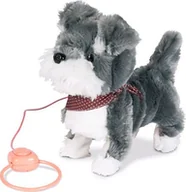 Zabawki interaktywne dla dzieci - Kids World Interaktywny piesek na smyczy z brązową chustą  (1891-P) - miniaturka - grafika 1