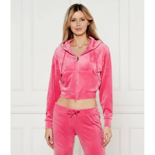 Juicy Couture Bluza ICCLE DIAMANTE Cropped Fit - Bluzy damskie - miniaturka - grafika 1