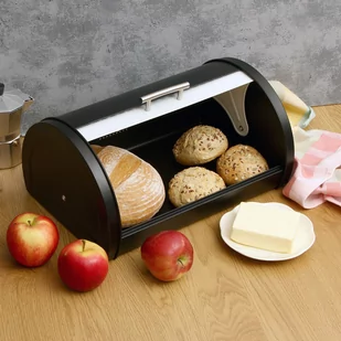 Chlebak Stalowy Pojemnik Na Pieczywo 2704 Lumarko! - Chlebaki - miniaturka - grafika 3