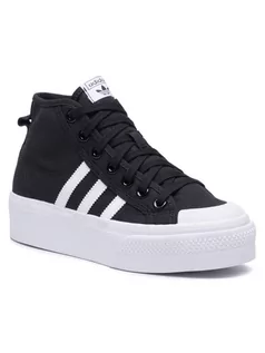 Trampki damskie - Adidas Buty Nizza Platform Mid W FY2783 Czarny - grafika 1