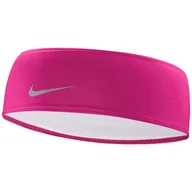 Ozdoby do włosów - Opaska na głowę Nike Dri-Fit Swoosh 2.0 (kolor Różowy) - miniaturka - grafika 1