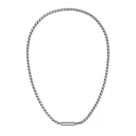 Naszyjniki męskie - BOSS Jewelry Męski naszyjnik łańcuszkowy z kolekcji DORAN ze stali nierdzewnej z grawerowaną tabliczką - 1580693 - miniaturka - grafika 1