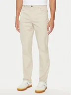 Spodnie męskie - Tommy Hilfiger Spodnie materiałowe Denton MW0MW36429 Beżowy Straight Fit - miniaturka - grafika 1