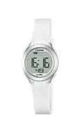 Moda i Uroda OUTLET - Calypso Zegarek cyfrowy unisex z cyfrowym wyświetlaczem LCD i białym plastikowym paskiem K5677/1 - miniaturka - grafika 1