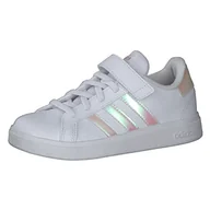 Moda i Uroda OUTLET - adidas Grand Court 2.0 EL K buty tenisowe, wielokolorowe (Ftwbla Irides Ftwbla), 33 EU, Wielobarwny Ftwbla Irides Ftwbla, 33 EU - miniaturka - grafika 1
