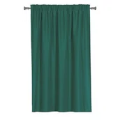 Zasłony - Zasłona z taśmą OXFORD 140 x 160 cm zielony - miniaturka - grafika 1