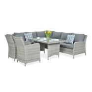 Narożnik z technorattanu MARYLAND Stone Grey