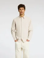 Koszule męskie - camicie uomo selected 16078867 slim linen pure cashmere - miniaturka - grafika 1