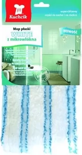 Kuchcik Mop płaski z mikrowłókna White 1 szt. - Miotły, szufle, mopy - miniaturka - grafika 1