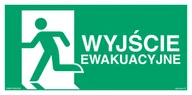 Systemy ekspozycyjne i znaki informacyjne - AC130 WYJŚCIE EWAKUACYJNE W LEWO, FS - FOLIA SAMOPRZYLEPNA FOTOLUMINESCENCYJNA; (200X100MM) - miniaturka - grafika 1