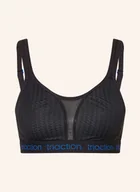 Biustonosze - Triumph Biustonosz Sportowy Triaction Energy Lite Z Siateczką schwarz - miniaturka - grafika 1