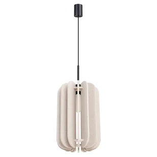 Lampa wisząca MULA E27 - czarny/beżowy - Lampy sufitowe Lampa wisząca MULA E27 - czarny/beżowy - Lampy sufitowe - miniaturka - grafika 1
