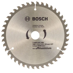 Tarcza do pilarki Eco for Aluminium śr. 160.0 mm 42T BOSCH - Tarcze do pił - miniaturka - grafika 1