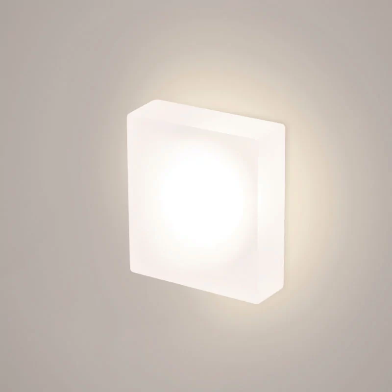 Lampa schodowa LED Lesel 100802109 Elkim 1W 3000K wpust kostka IP44 biała