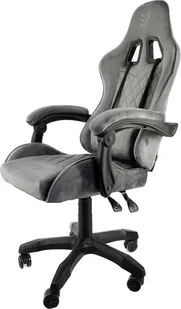 Fotel obrotowy gamingowy HERO POKER ST GREY ALCANTARA - Fotele gamingowe - miniaturka - grafika 4