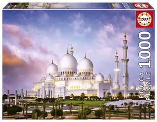 Educa, Puzzle, Wielki Meczet Szejka Zajida / Zjednoczone Emiraty Arabskie, 1000 el. - Puzzle - miniaturka - grafika 1