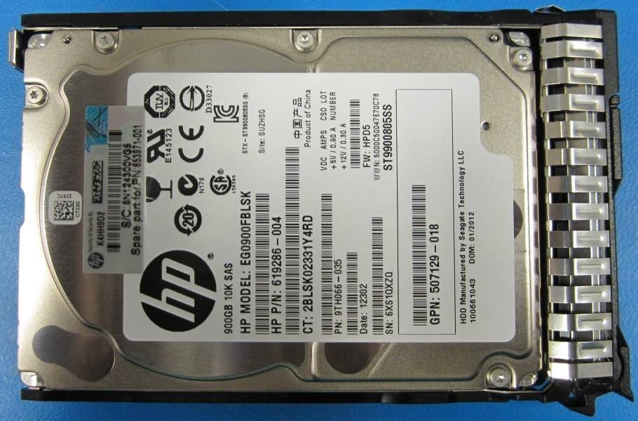 HP 900GB hot-plug dual-port SAS HDD dysk twardy 10000 RPM 2.5