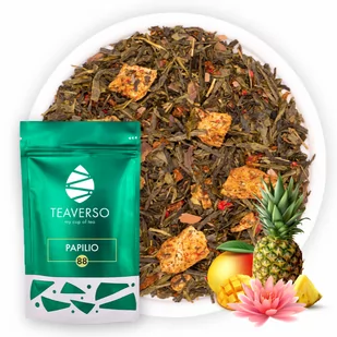 Herbata zielona z ananasem i mango Papilio  100 g - Herbata - miniaturka - grafika 1