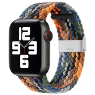 Etui i futerały do telefonów - Strap Fabric opaska do Watch 7 / 6 / SE / 5 / 4 / 3 / 2 (41mm / 40mm / 38mm) pleciony materiałowy pasek bransoletka do zegarka wzór 6 - miniaturka - grafika 1