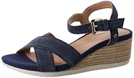 Espadryle damskie - Geox D Ischia Corda Espadryle Kobiety, Niebieski (Blue), 39.5 EU - miniaturka - grafika 1