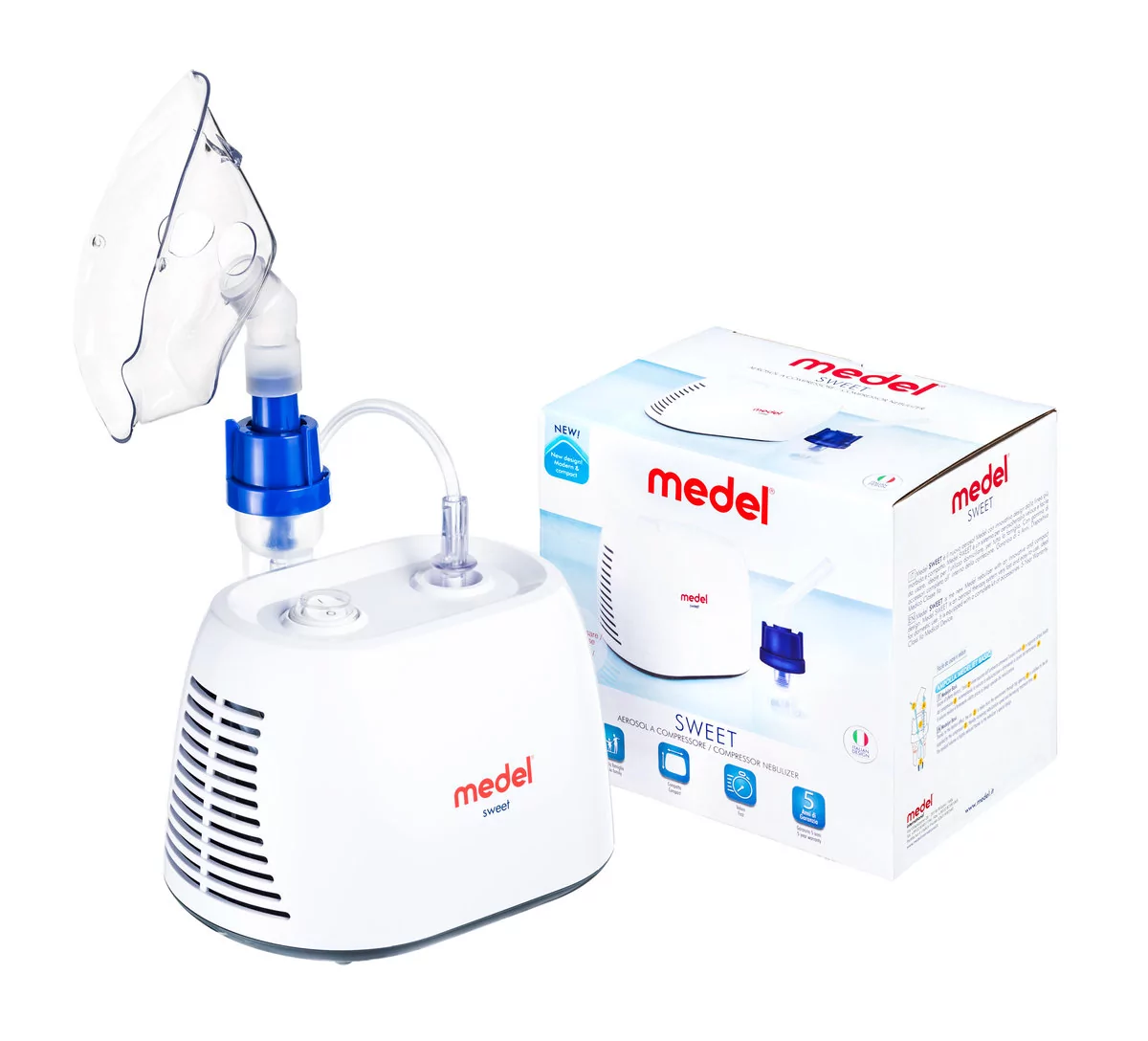 Medel Sweet Nowoczesny i kompaktowy inhalator TOW009476