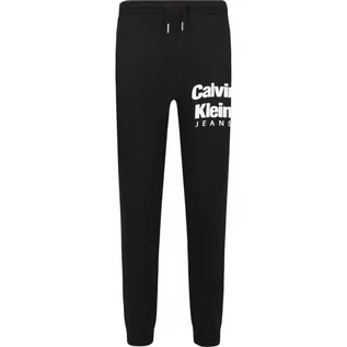 Spodnie i spodenki dla chłopców - CALVIN KLEIN JEANS Spodnie dresowe | Regular Fit - grafika 1
