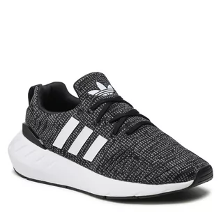 Buty sportowe damskie - Adidas Buty Swift Run 22 J GW8176 Cblack/Ftwwht/Grefiv - grafika 1