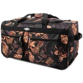 Torby podróżne - Duża Pojemna Torba Podróżna Na Kółkach RGL A2 LIŚCIE 80 x 40 x 36 [cm] - miniaturka - grafika 1