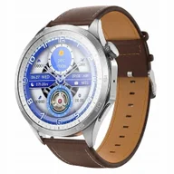 Smartwatch - Hoco z funkcją rozmowy AMOLED Y21 srebrny - miniaturka - grafika 1