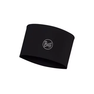 Czapki i chusty sportowe damskie - Opaska techniczna Buff Tech Headband Solid Black - grafika 1