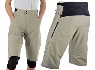 Spodenki rowerowe damskie z wkładką Mtb Leatt Trail 2.0 Cream Xs - Spodenki rowerowe - miniaturka - grafika 1
