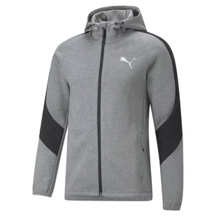 Bluza dresowa męska Puma EVOSTRIPE FZ - Bluzy sportowe męskie - miniaturka - grafika 1