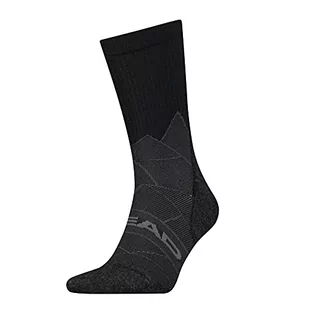 HEAD Skarpety trekkingowe unisex, czarny/czerwony, 43-46 EU - Skarpetki damskie - miniaturka - grafika 1