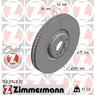 Tarcze hamulcowe - Tarcza hamulcowa ZIMMERMANN 150.2948.32 - miniaturka - grafika 1