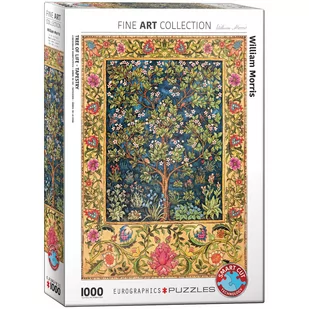 Puzzle 1000 Tree of Life Tapestry by William Morris 6000-5609 - Eurographics - Puzzle - miniaturka - grafika 1