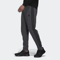Spodnie sportowe męskie - Spodnie męskie adidas Essentials French Terry Tapered Cuff 3-Stripes Pants - miniaturka - grafika 1