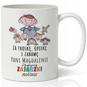 Kubki - KUBEK BIAŁY IDEALNY Prezent dla Pani PRZEDSZKOLANKI Zakończenie roku IMIĘ - miniaturka - grafika 1