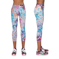 Legginsy - Damskie sportowe legginsy BAS BLEU Caty 70, Wielokolorowy, XL - miniaturka - grafika 1