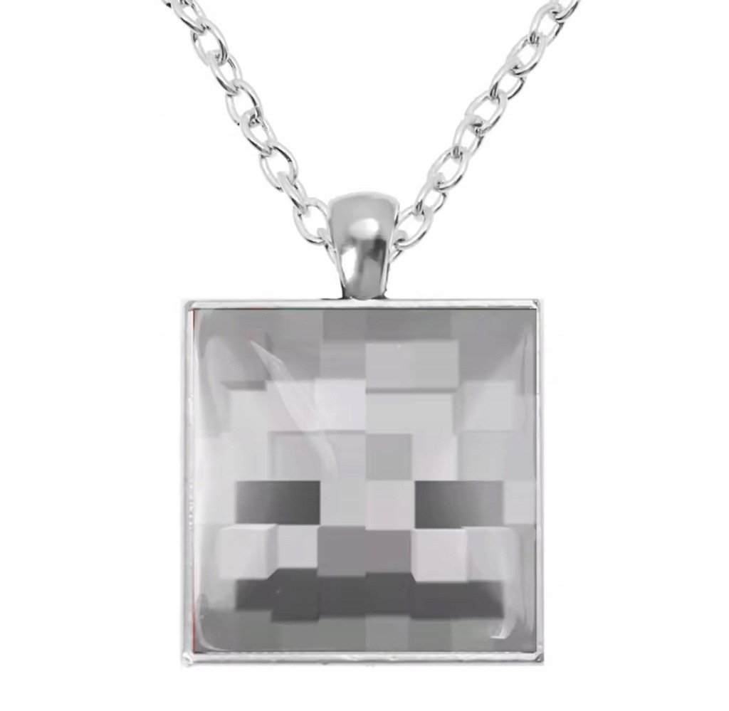 Naszyjnik wisiorek Minecraft Szkielet Skeleton gra prezent streetwear