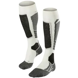 Falke SK2 Wool, skarpety narciarskie, damskie, off-white - Skarpety termoaktywne - miniaturka - grafika 1