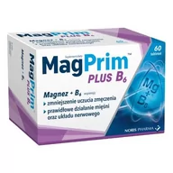 Układ nerwowy - NORIS PHARMA MagPrim Plus B6 x 60 tabl + przyłbica ochronna na twarz GRATIS! - miniaturka - grafika 1