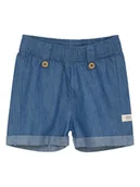 Spodenki dla niemowląt - enfant Szorty dżinsowe w kolorze niebieskim - miniaturka - grafika 1