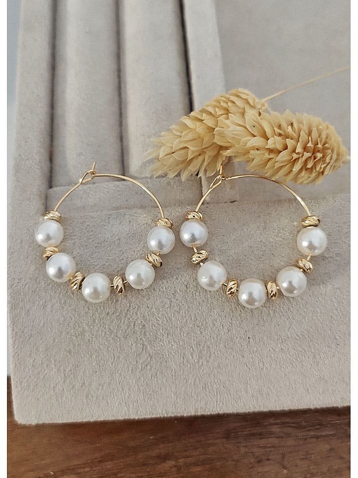 Nakkash Pozłacane kolczyki-kreole