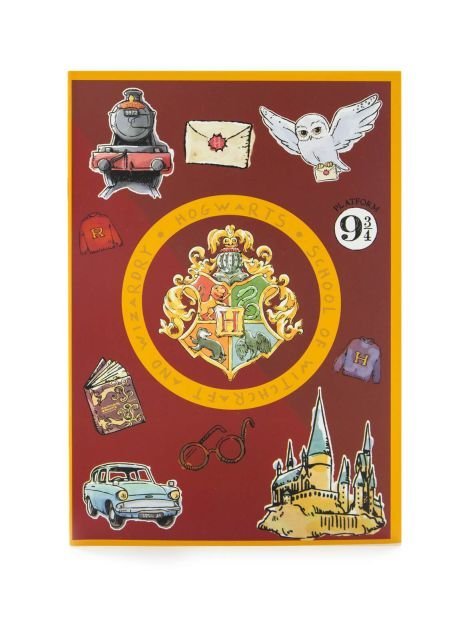 Zeszyt A5 Harry Potter 16 kartek w kratkę notes notatnik szkolny