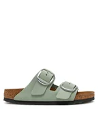 Klapki i japonki damskie - Birkenstock Klapki Arizona Big Buckle 1029311 Zielony - miniaturka - grafika 1